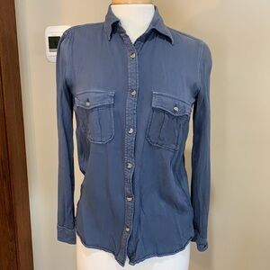 Harper blue shirt, Medium